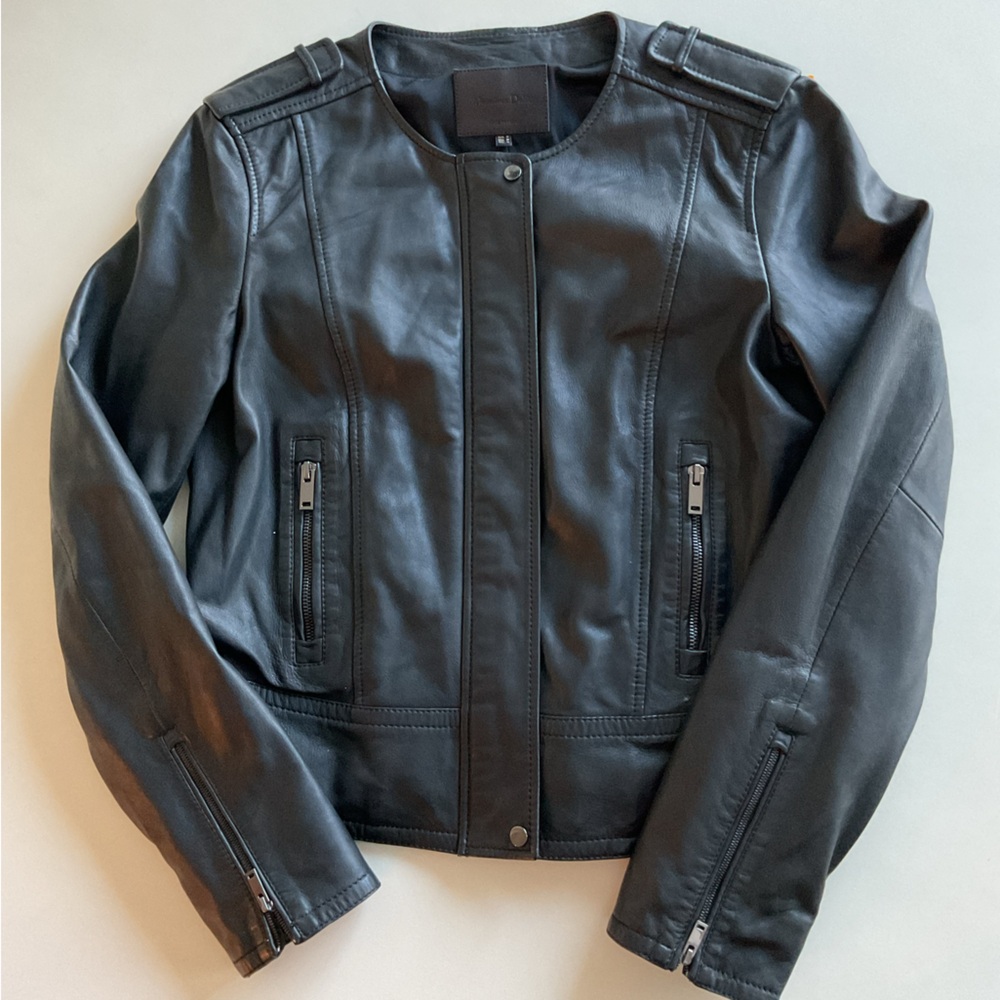 Massimo Dutti Leather Jacket
